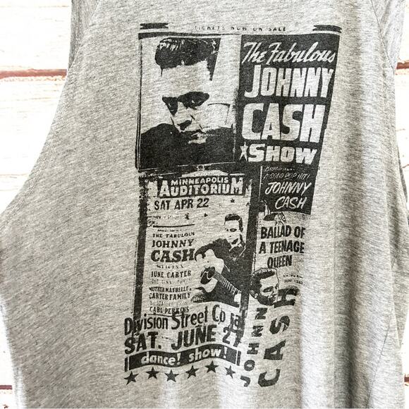 ZION ROOTSWEAR Johnny Cash Tank Sz S - Picture 2 of 4